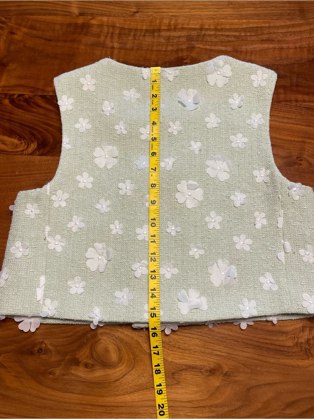 ASTR The Label Janell Floral Appliqué Skort and Vest Set - Picture 13 of 16